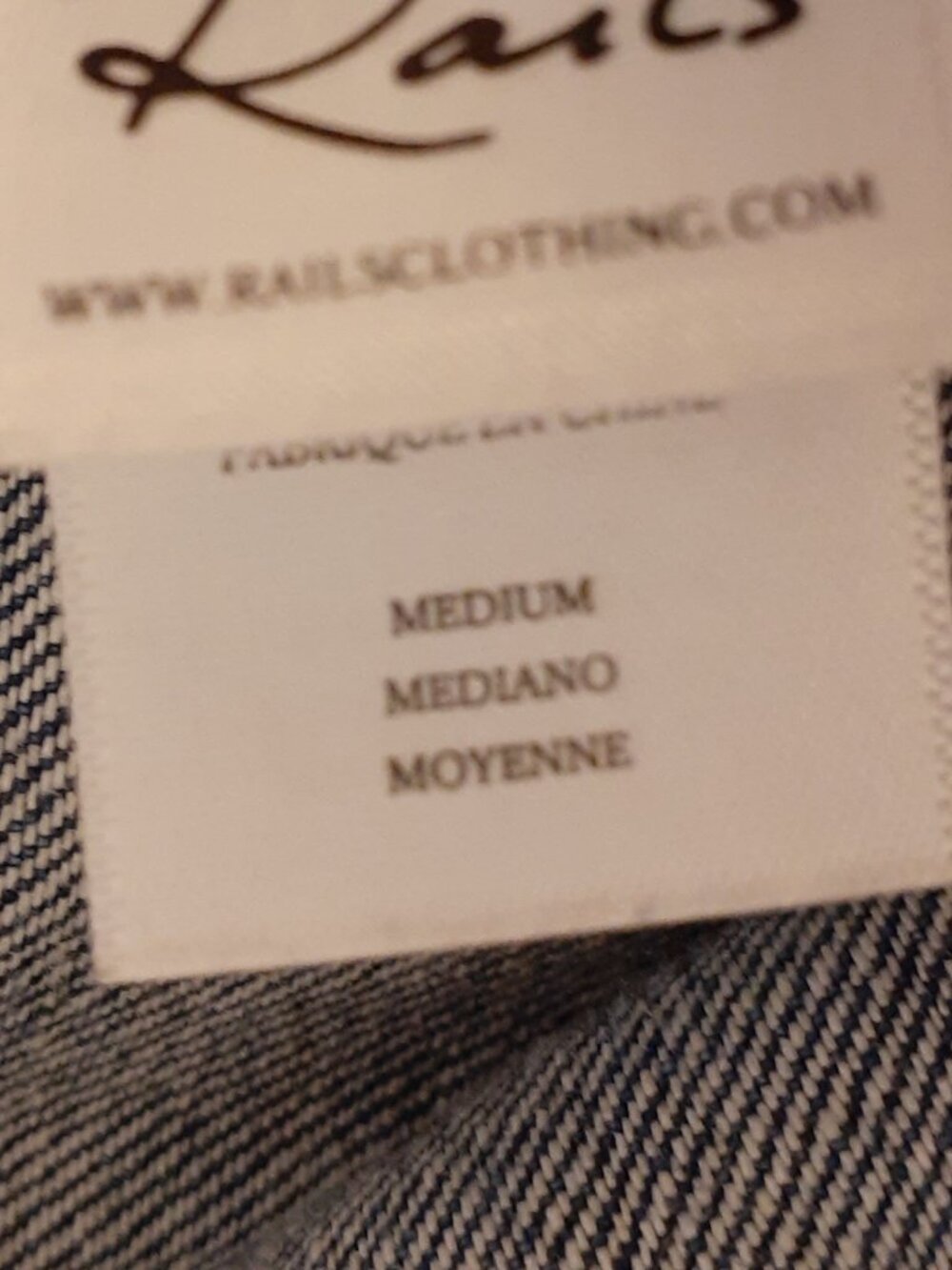 Rails Cropped Denim Jacket - Picture 9 of 15